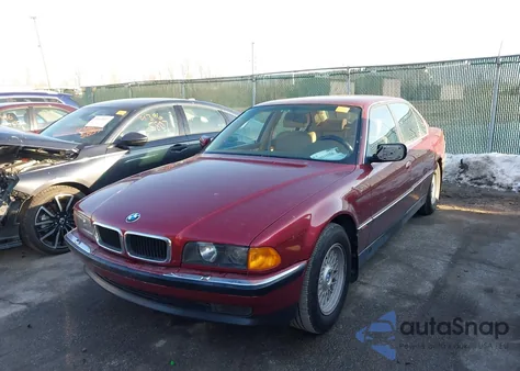 1997 BMW 740Il z USA, uszkodzony, nr VIN WBAGJ8328VDM01252